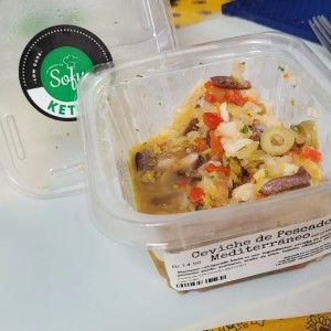ceviche de pescado Mediterraneo