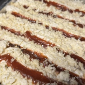 Platano con guayaba y queso
