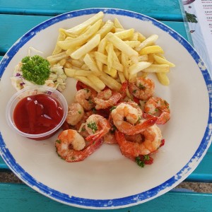 Plato Fuerte - Camarones al Ajillo