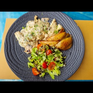 Filetto di Pollo con Funghi Freschi