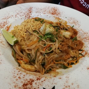 Pad Thai de mariscos