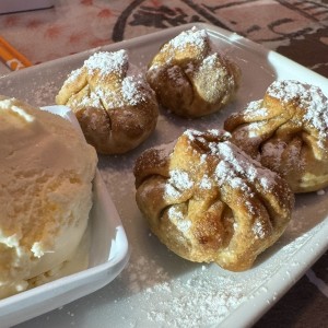 Wanton de dulce de leche