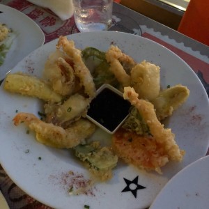 vegetales tempura