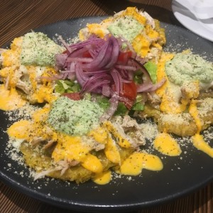 patacones de pollo