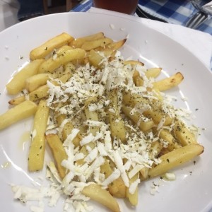 papas con queso