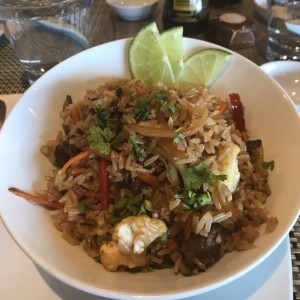 Arroz Thai de carne