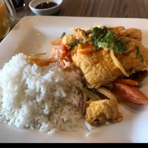 Pescado blanco a lo macho