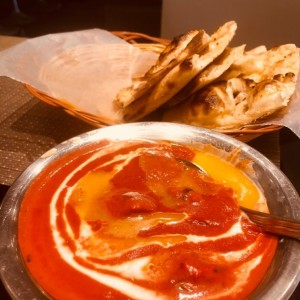 Butter Chicken + Garlic Naan