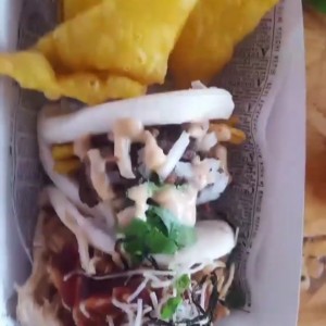 bao con fajita de carne 