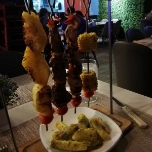 Brochetas...