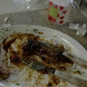 Deliciosas costillas bbq
