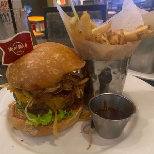 Bacon chesee burger
