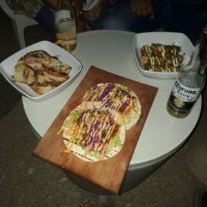 tacos de pescado excelente 