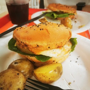 Hamburguesa de pollo