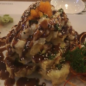 Volcando sushi