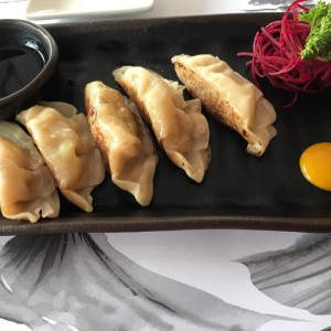 gyosas de puerco