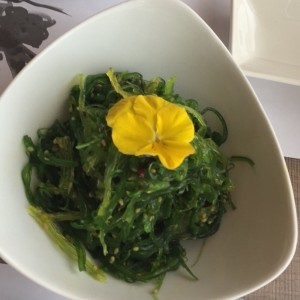 wakame , ensalada de algas