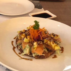 Entradas/Carpaccio - Sushi Pizza