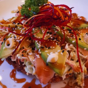 Entradas/Carpaccio - Sushi Pizza