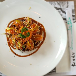 Entradas/Carpaccio - Sushi Pizza