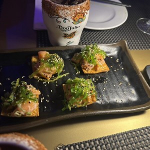 Taco de salmon