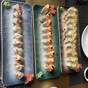 Spicy Tuna o Salmon Larry roll Dinamita Roll