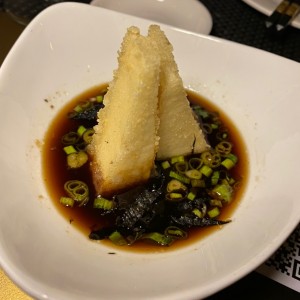 Tofu frito 