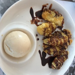 Postres - Banana Tempura