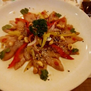 Entradas/Carpaccio - Carpaccio de Mero