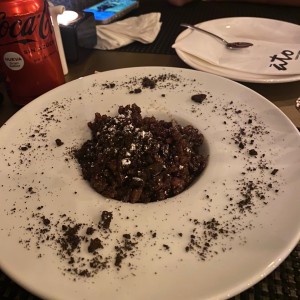 risotto de oreo y nutella