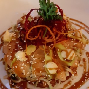 Entradas/Carpaccio - Sushi Pizza