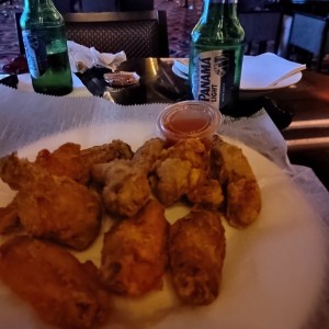 Alitas de pollo a cuara