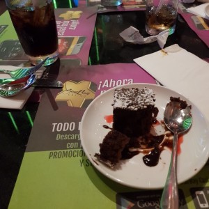 postre de chocolate