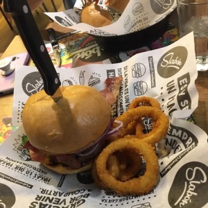 triple bacon burger