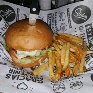 retro burger