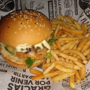 Crispy Burger de pollo