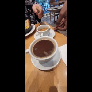 Café americano y expreso doble 