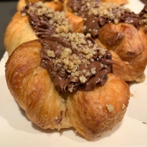 Croissant de Nutella y Nuez