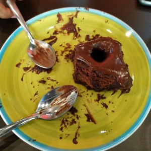 Dona de cacao, zapallo y garbanzos