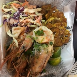 Platos Fuertes - Langostinos al Ajillo
