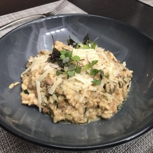 risotto de guandu y pollo