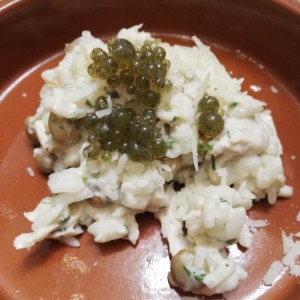 risotto de pollo y guandu