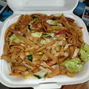 Fideo puerco asado 