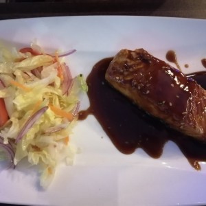 salmon  teriyaki 