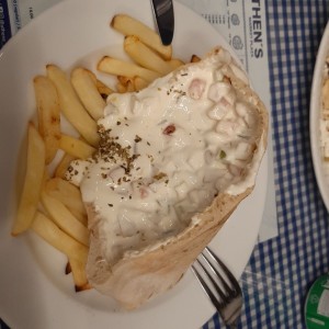 gyro con papitas