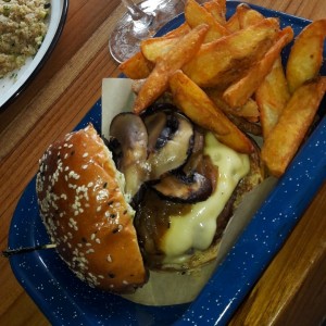 Hamburguesa con Mushrooms