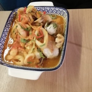 Sudado de mariscos