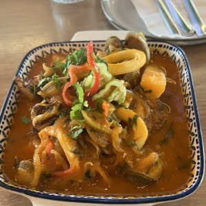 Sudado de Pescado y Mariscos