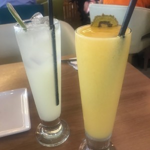 limonada y bebida de maracuya