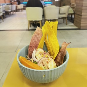 Ceviche de camarones
